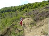 Planina Polog - Mrzli vrh nad planino Pretovč